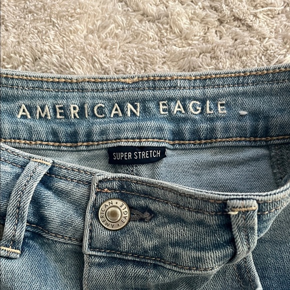 AE Denim Button-Front Women's Skirt - Picture 2 of 5